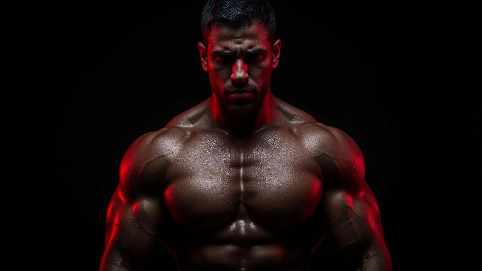 Atleta musculoso